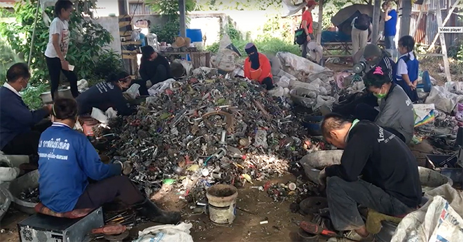 E-waste recyclers in Thailand