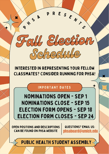 PHSA Fall Election Schedule