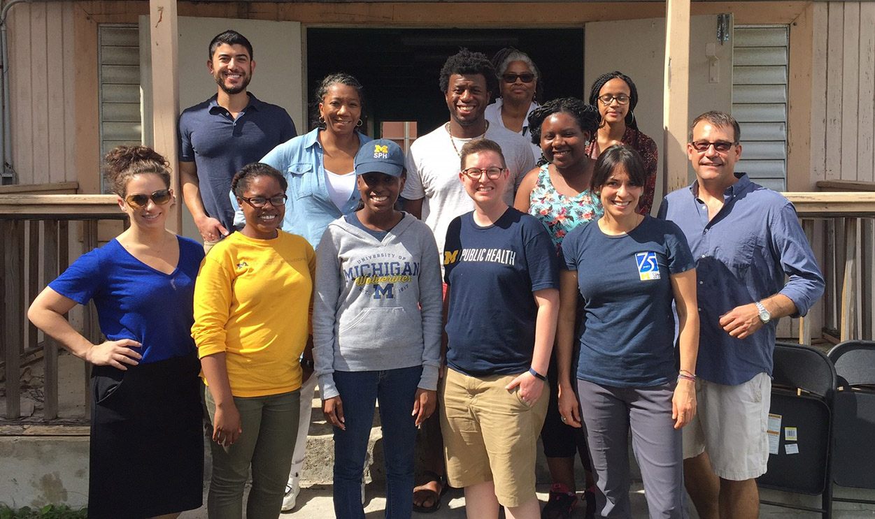 Michigan Public Health students and researchers working abroad